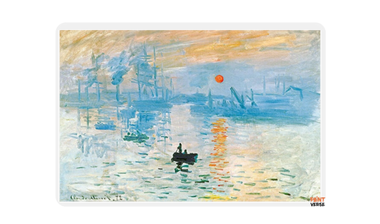 Claude Monet Impression Sunrise Famous Landscape Oil Painting on Canvas