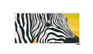 Handmade Modern Oil Painting African  Big Canvas Picture Zebra Poster