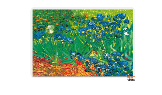Wall Canvas Artist Art HD Print Van Gogh iris Flower Impressionist Landscape Oil Painting