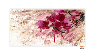 Modern Abstract Frameless Red Flower Landscape Oil Painting HD Print on Canvas Wall