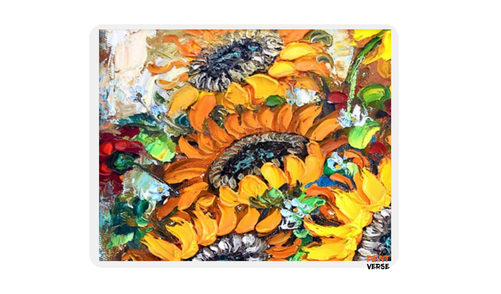 Hand painted Vincent Van Gogh Art Painting Blossom sunflower Oil Painting