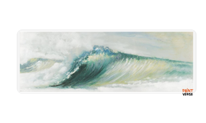 Green Ocean Sea Waves Canvas Seascape Painting Cuadros Abstract Modern Poster