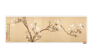 Print Abstract Flower Wintersweet Traditional Chinese Painting & Calligraphy on Canvas