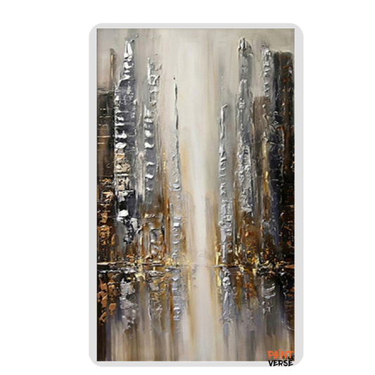 Abstract Handpainted Oil Painting Interior Wall Decor