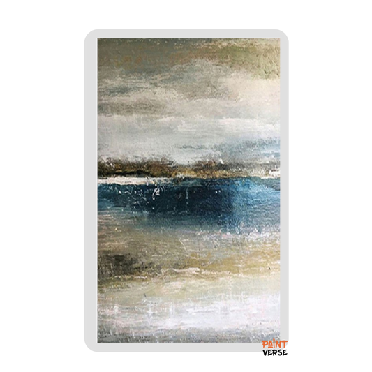 Handmade Canvas Oil Painting Abstract Room Large Home Trim Pictures
