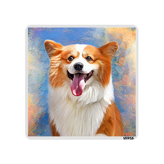 4K HD Print Modern Abstract Oil Painting Funny Animal Pet Oil Painting