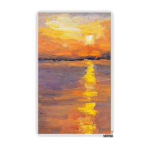 Original Handmade Color Knife Oil Painting Abstract Ocean