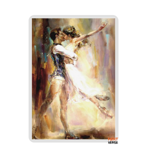 Gustav hand-painted oil painting ballet artist elegant dance