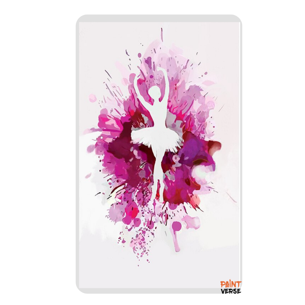 Abstract Pink Red Painting Printed on Canvas Modern Posters