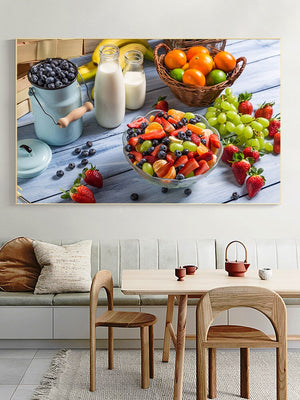 Fruit and Vegetable Kitchen Food Canvas Painting Cuadros Scandinavian Posters