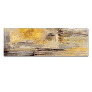 Abstract Yellow Oil Painting on Canvas Posters and Prints Modern Scandinavian