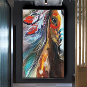 Abstract Hand Painted animal Oil Painting Modern Canvas home Decor