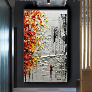 Abstract Handpainted Oil Painting Interior Wall Decor