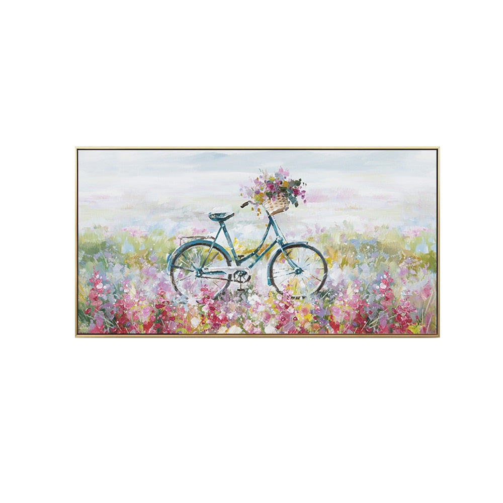 Monet 100%hand-painted beautiful oil painting flowers