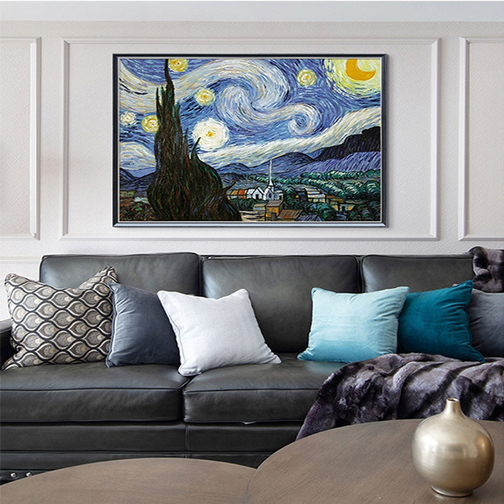 Van Gogh Monet Hand-Painted Oil Paintings Starry Night