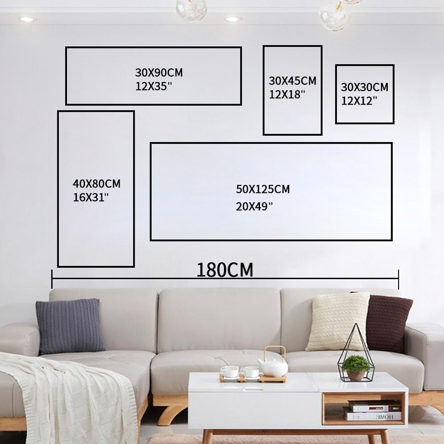 Canvas Picture Knife Poster Modern Home Decoration Drawing Wall Art Mural