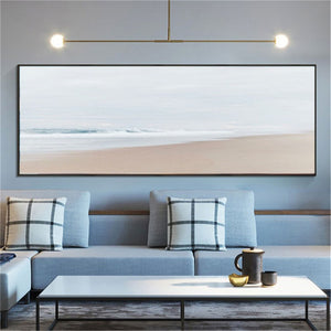 Large Size Abstract Hand-Painted Oil Paintings Sea View