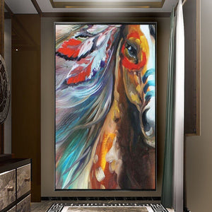 Abstract Hand Painted animal Oil Painting Modern Canvas home Decor