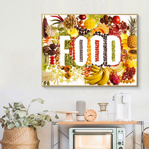 Vegetables Fruit Mushroom Kitchen Food Canvas Painting Cuadros Scandinavian Posters