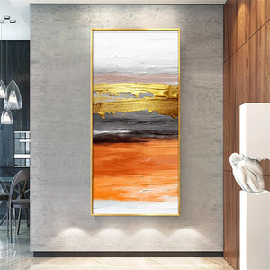 100% Handmade Modern Abstract Landscape Oil  Painting