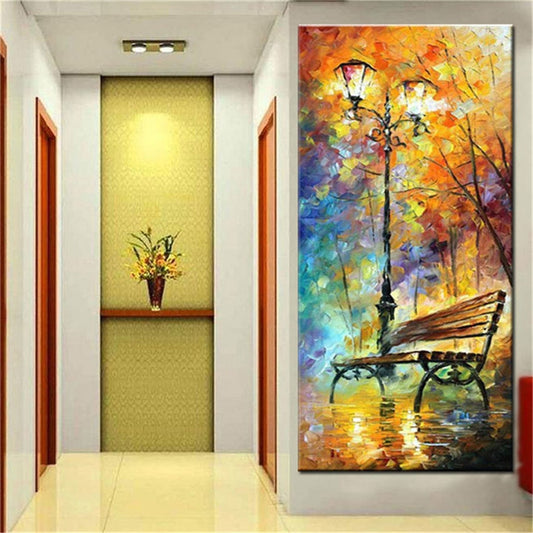 On Canvas Wall Art Large Salon Forest Poster Decor Living Room