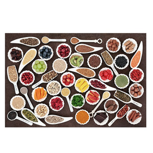 Grains Spices Spoon Pepper Canvas Painting Kitchen Cuadros Scandinavian Posters