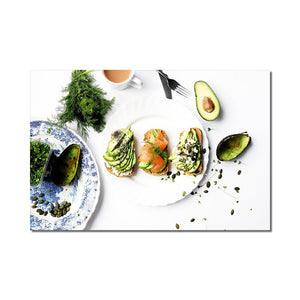 Sushiand Vegetable Kitchen Food Canvas Painting Cuadros Scandinavian Posters