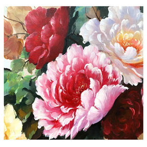 100%Master hand-painted high-quality beautiful flower pictures, peony painting