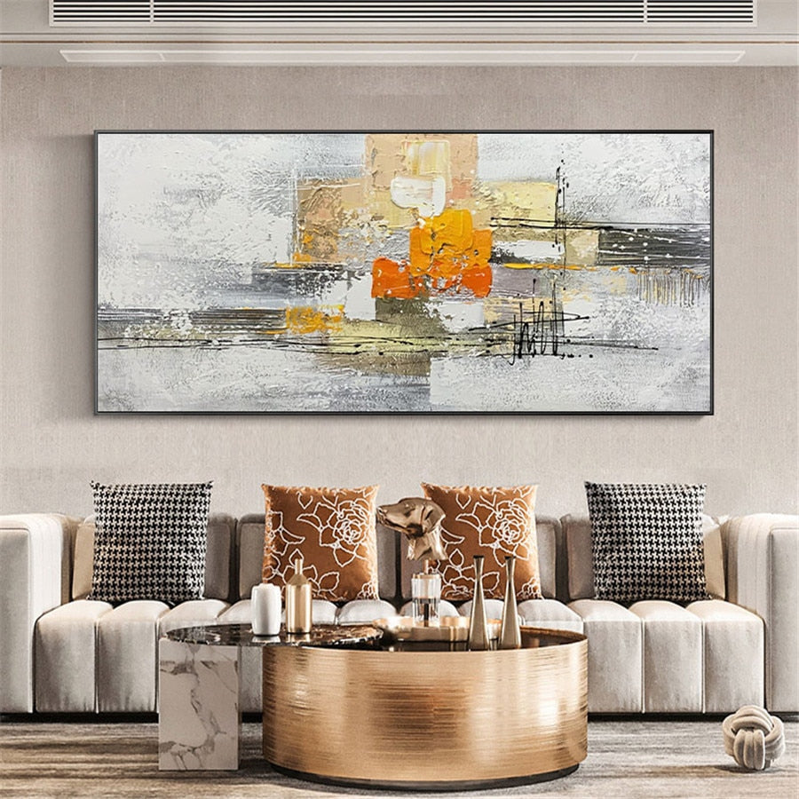 Oil Paintings Future City New York City Canvas Painting Advanced Design