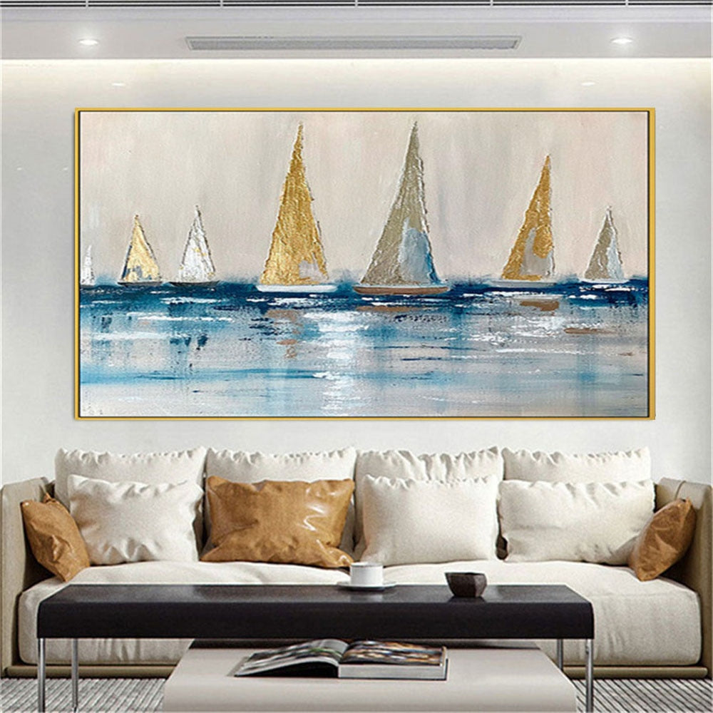 Hand-Painted Oil Painting Modern Abstract Home Decoration