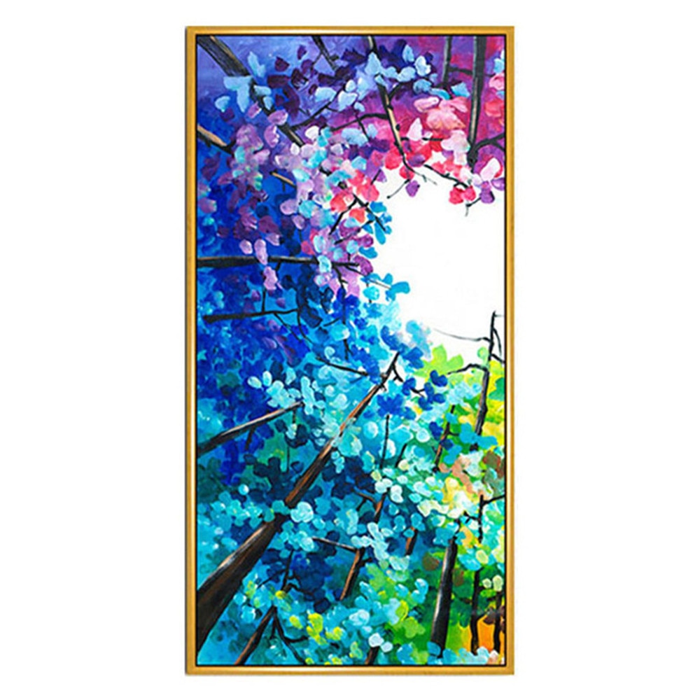 European wall painting art hand-painted oil painting delicate texture flower