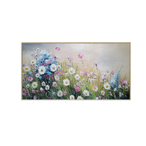 Monet 100%hand-painted beautiful oil painting flowers