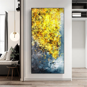 European wall painting art hand-painted oil painting delicate texture flower