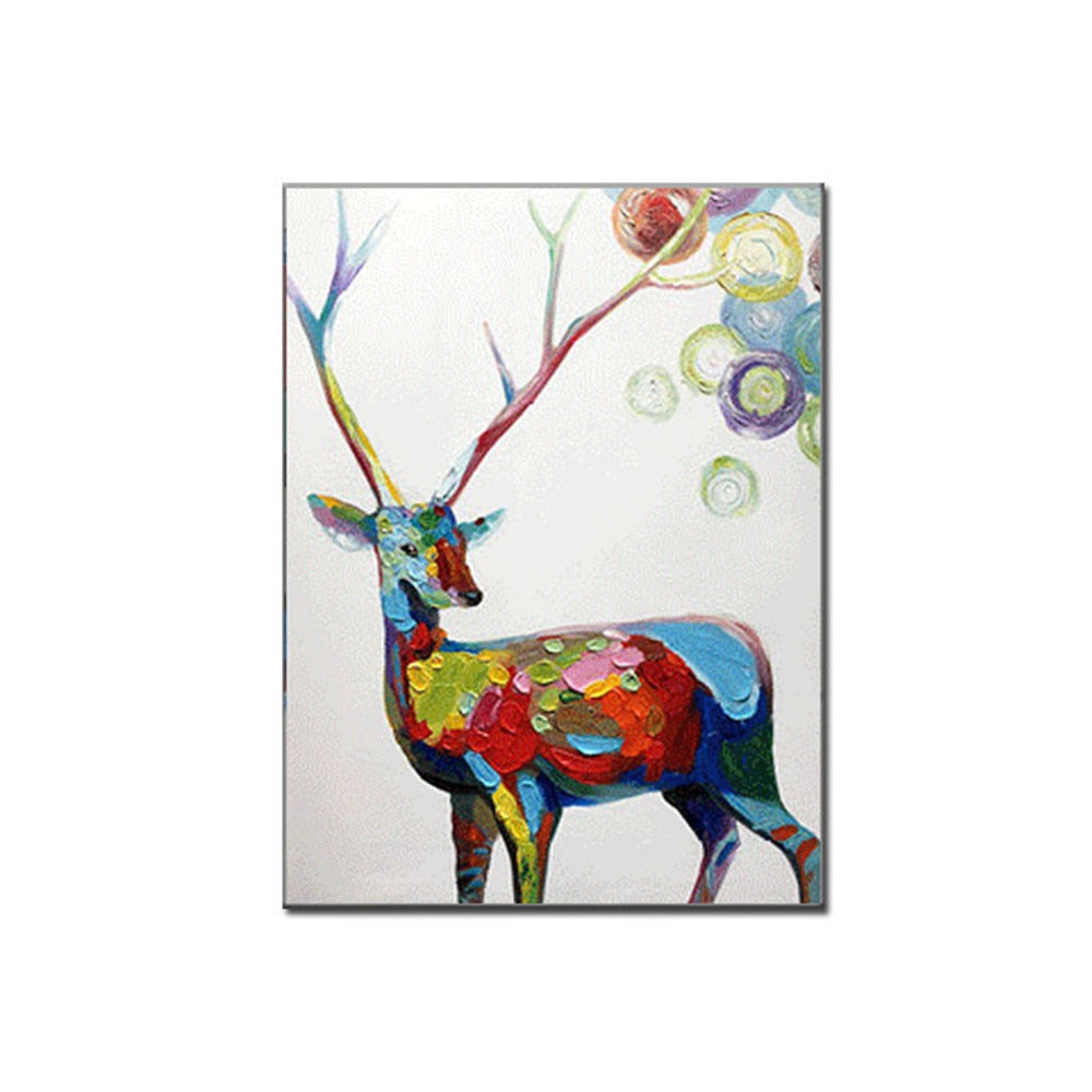 handmade KID ROOM  picture THE giraffe oil painting Palette