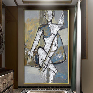 Light luxury wall decor art hand reproduction