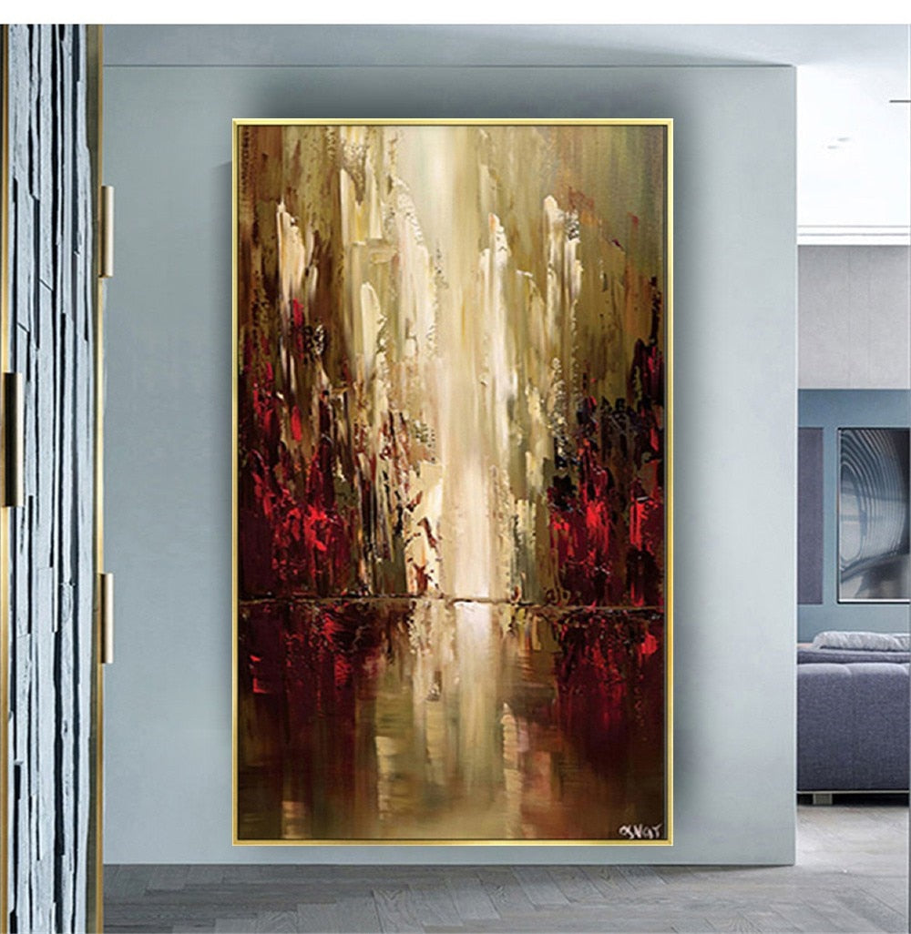 Abstract Handpainted Oil Painting Interior Wall Decor