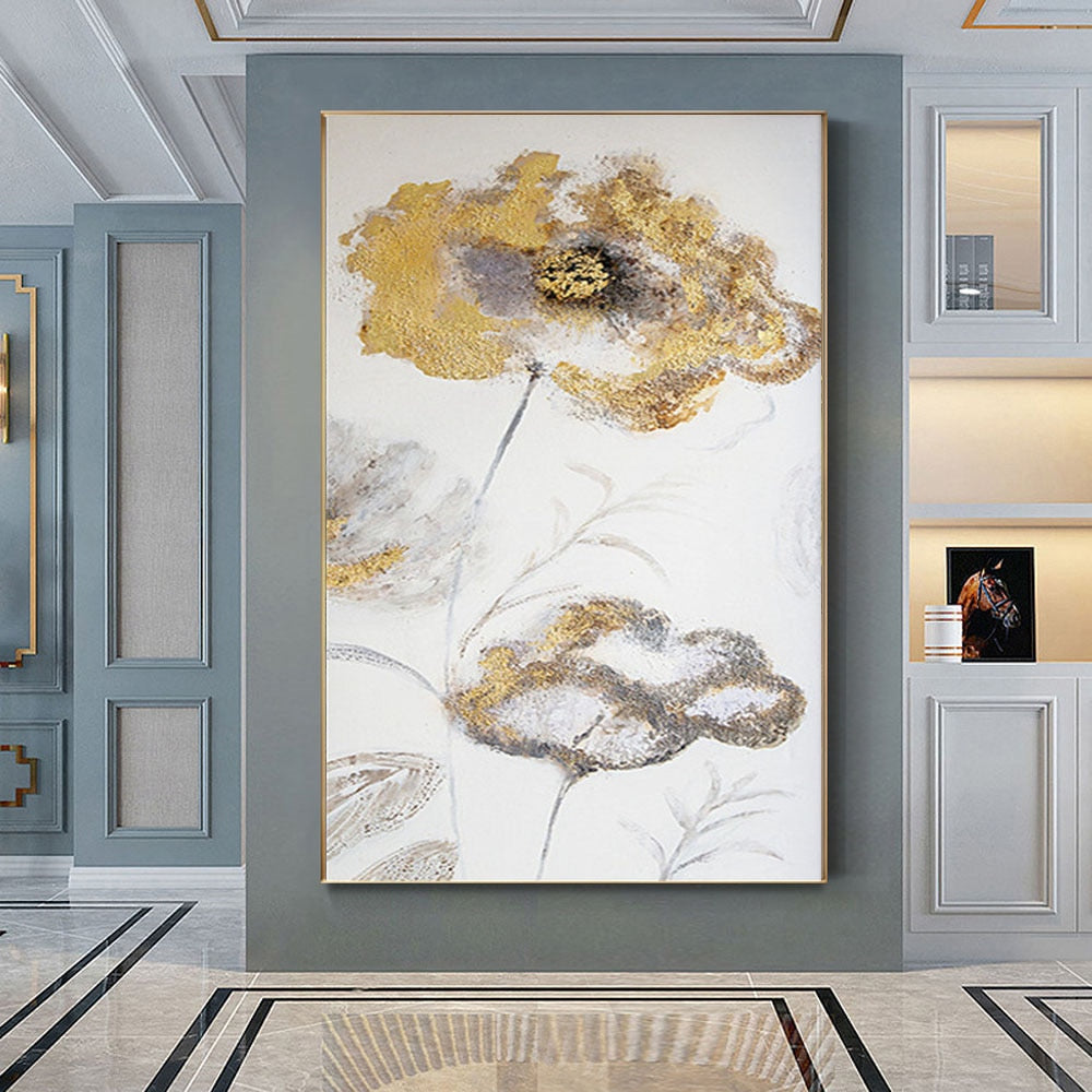 Light luxury modern home decoration painting hand-painted oil painting