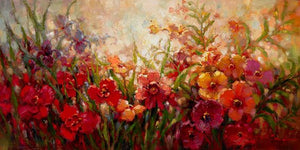 Natural Flower Oil Panting Print on Canvas Poster Scenery Landscape Paintings Scandinavian