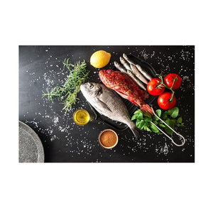 Vegetables Fish Kitchen Canvas Painting Cuadros Modern Scandinavian Restaurant Posters