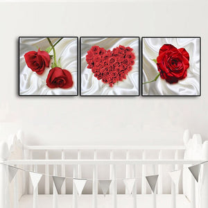 Rose Flower Canvas Painting Posters And Prints Wall Art Decorative Picture Scandinavian