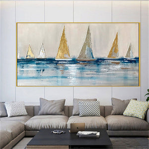 Hand-Painted Oil Painting Modern Abstract Home Decoration