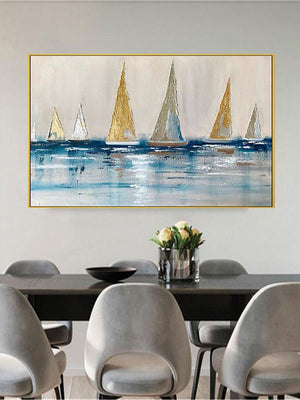 Hand-Painted Oil Painting Modern Abstract Home Decoration