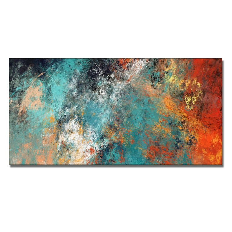 Abstract Colorful Clouds Canvas Painting Wall Art Picture Modern Nordic Posters