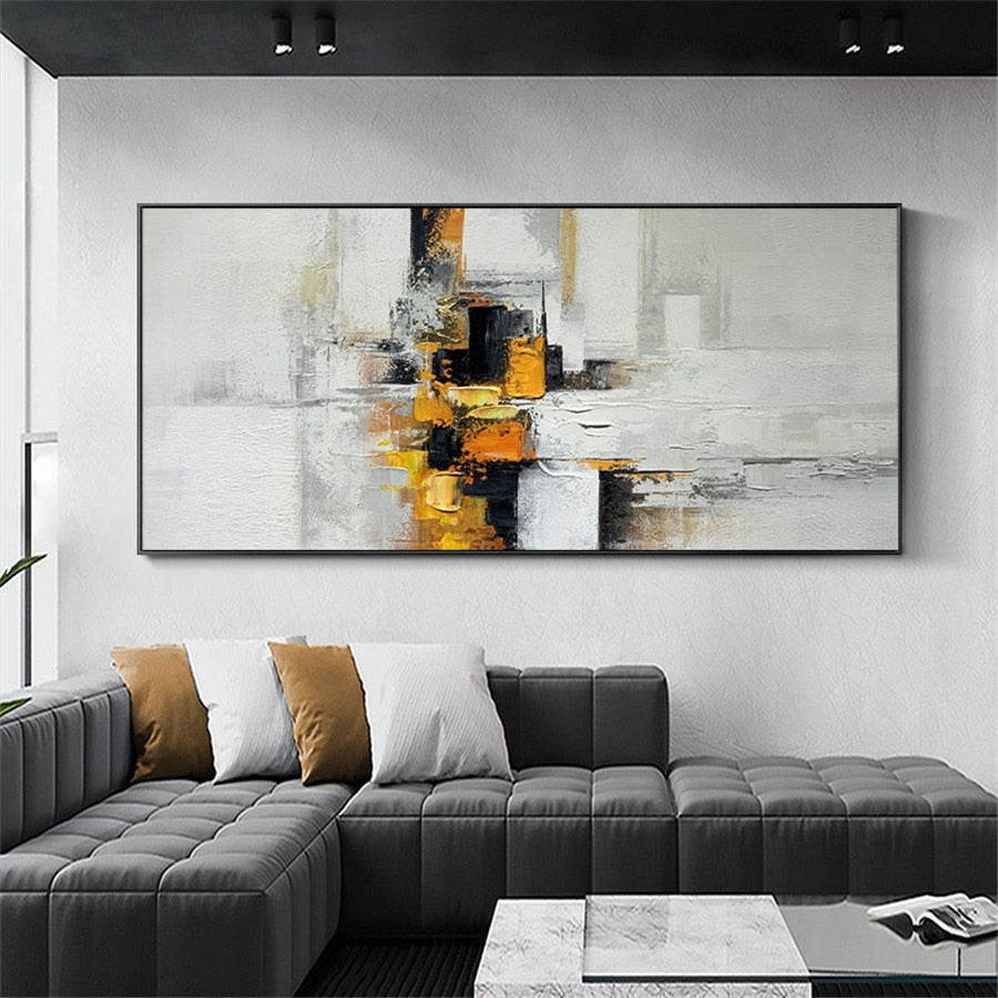 Oil Paintings Future City New York City Canvas Painting Advanced Design