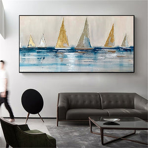 Hand-Painted Oil Painting Modern Abstract Home Decoration