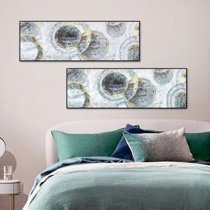 Abstract 3D Textured Oil Painting Printed On Canvas Modern Posters