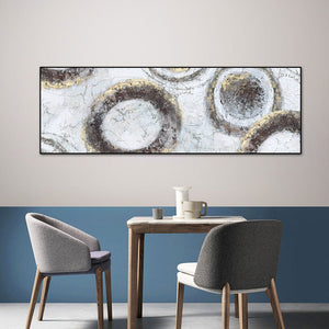 Abstract 3D Textured Oil Painting Printed On Canvas Modern Posters