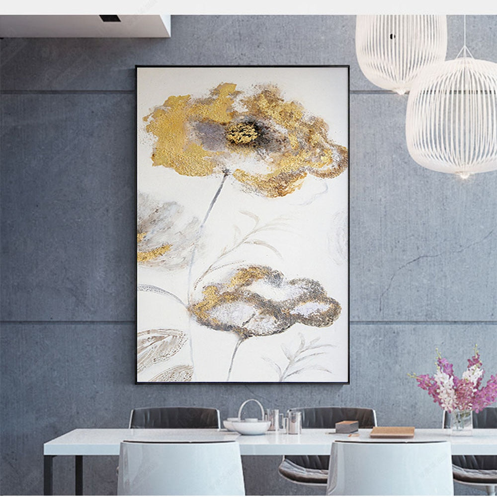 Light luxury modern home decoration painting hand-painted oil painting