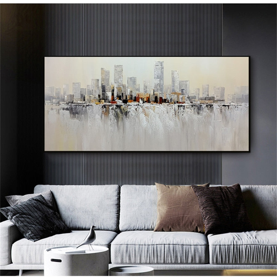 Large-Size 100% Hand-Painted Modern Oil Paintings