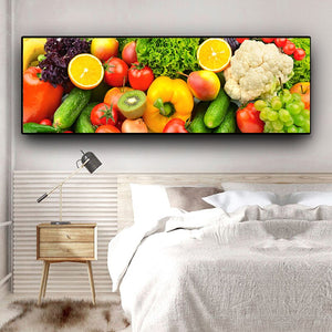 Fruit and Vegetable Kitchen Cuadros Canvas Painting Scandinavian Posters